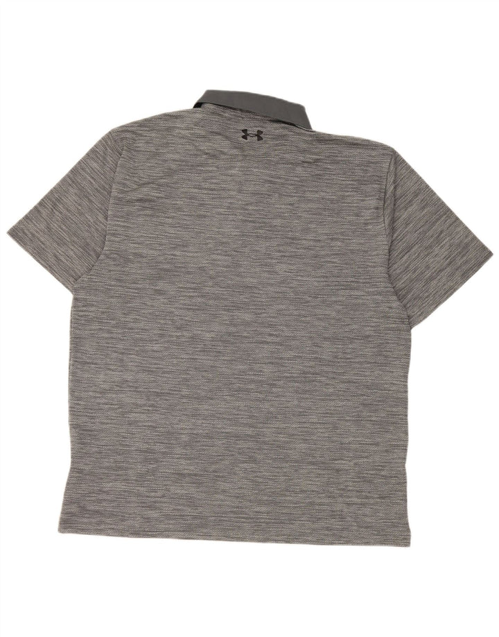 Under Armour Polo Homme XL Gris Moucheté Polyester