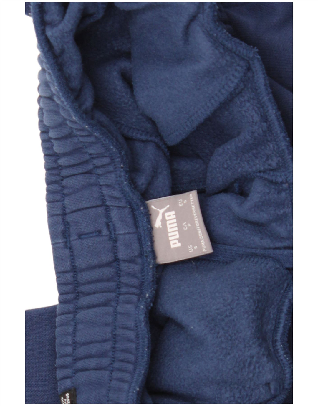 Puma Mens Graphic Tracksuit Trousers Joggers Small Navy Blue