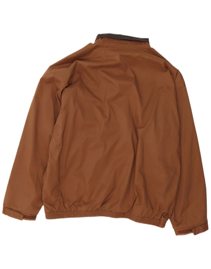Giacca antipioggia pullover da uomo Tehama UK 42 XL poliestere marrone