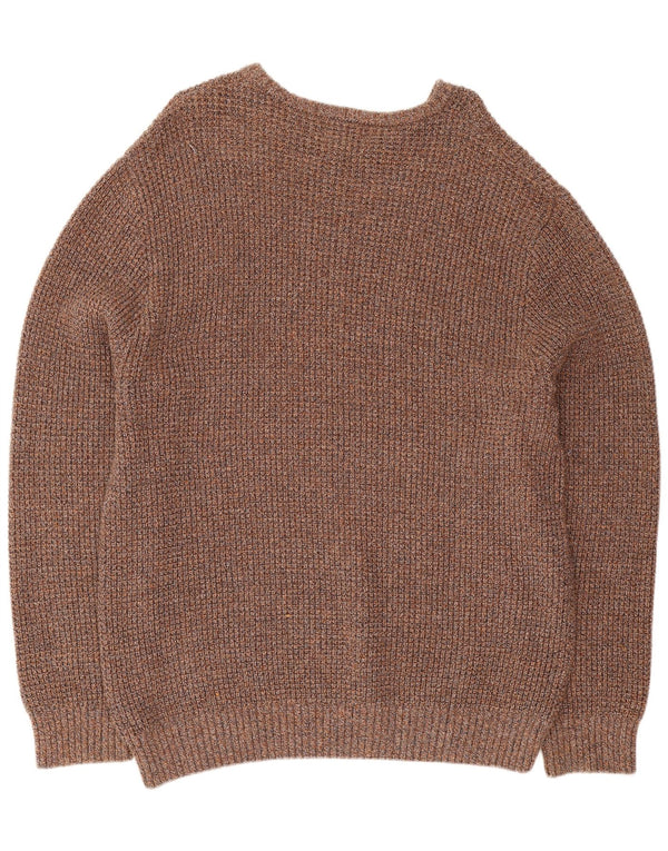 Marks & Spencer Pull à col rond pour homme 2XL en coton marron