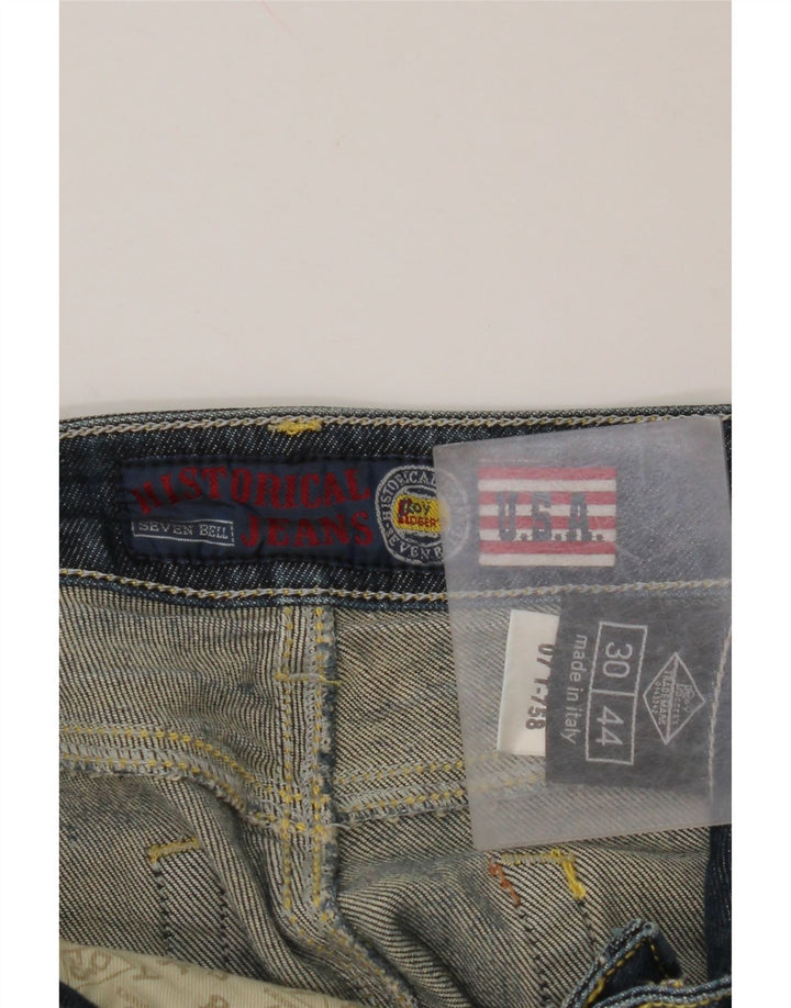ROY ROGERS Womens Slim Jeans W30 L29 Blue Cotton
