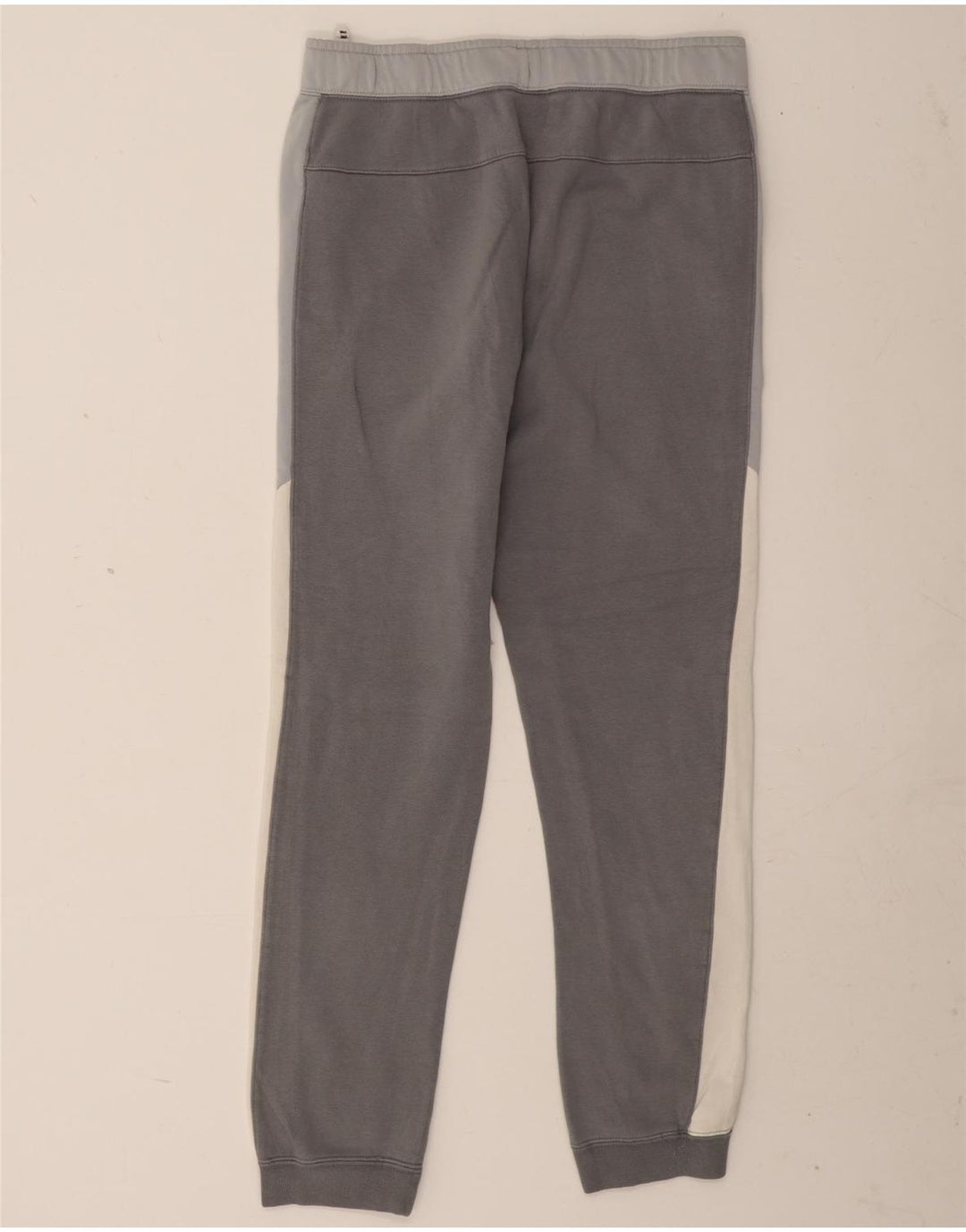 Nike Mens Tracksuit Trousers Joggers Medium  Grey Colourblock Cotton