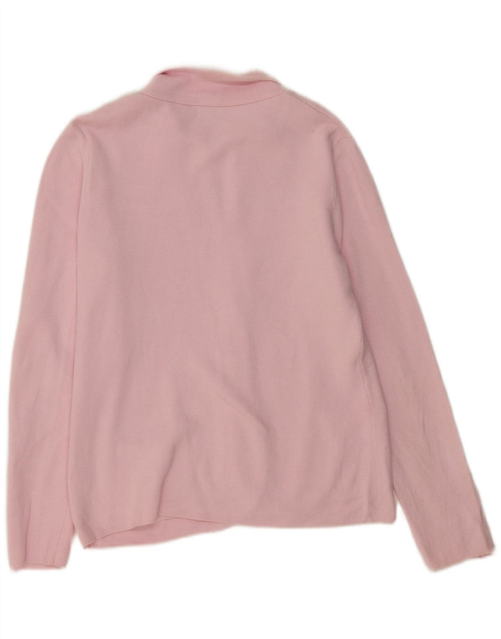 J. CREW Womens Oversized Cardigan Sweater UK 10 Small Pink