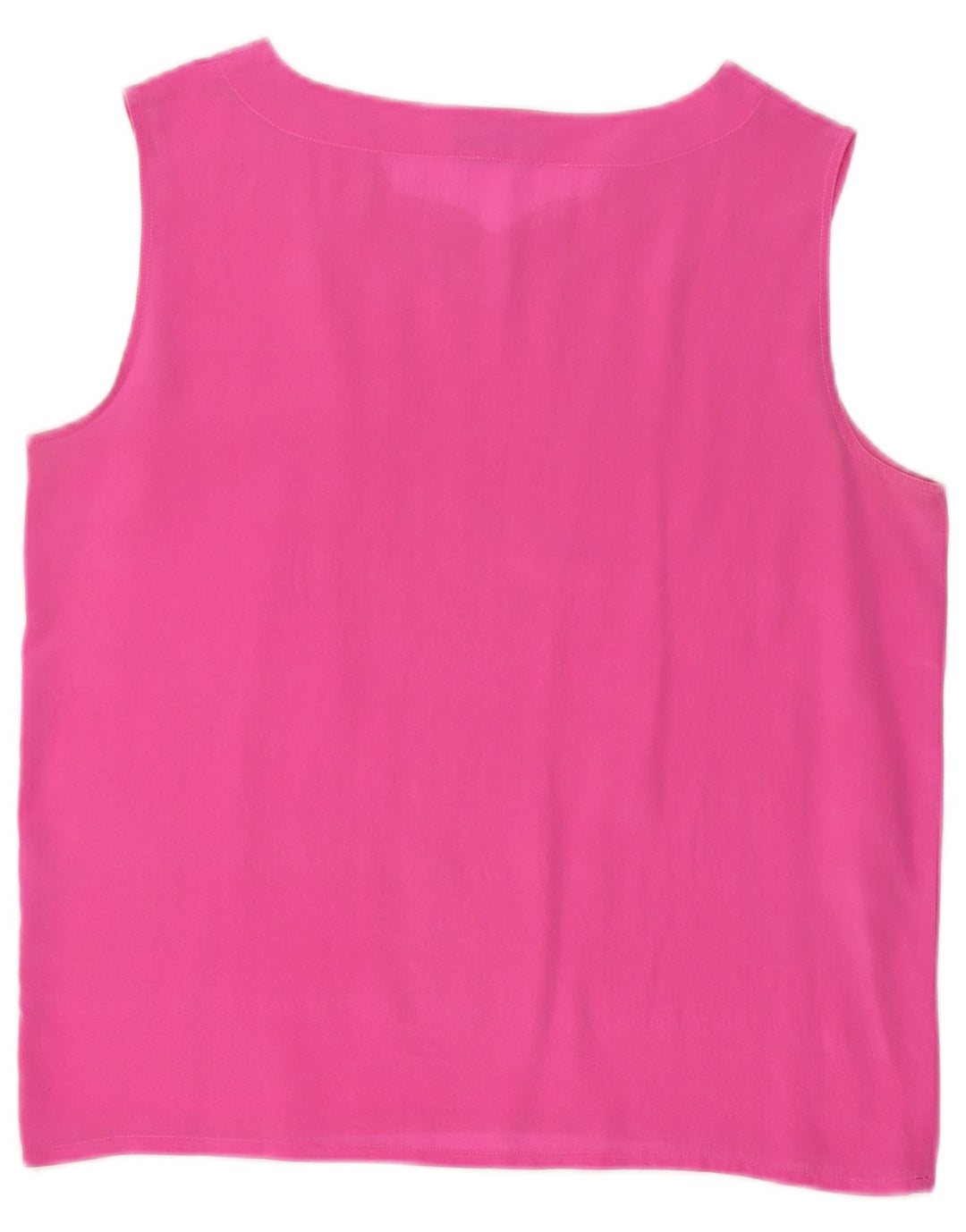 Douglas Chemisier sans manches pour femme UK 44 en soie rose moyen