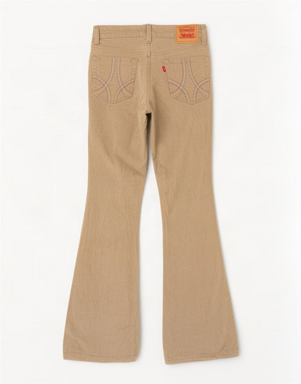 Levi's ženske rastezljive hlače od samta US 5 Srednje W30 L30 Bež