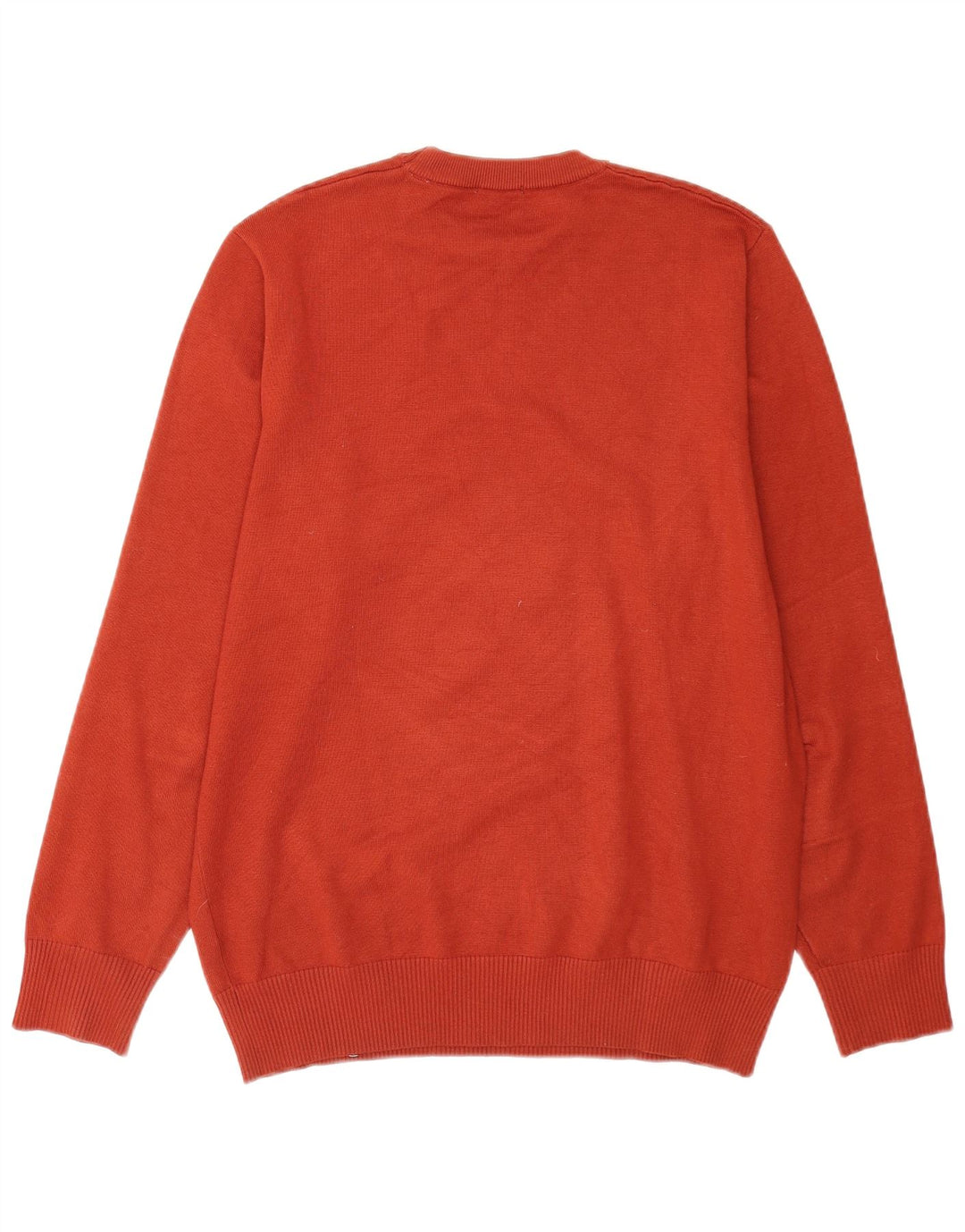 Rifle Mens Crew Neck Jumper Sweater XL Orange Viscose