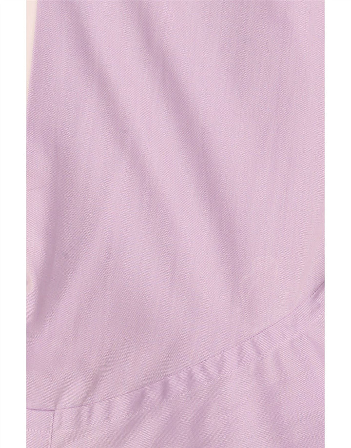 Hugo Boss Mens Regular Fit Shirt Size 4015 3/4  Medium Purple Cotton