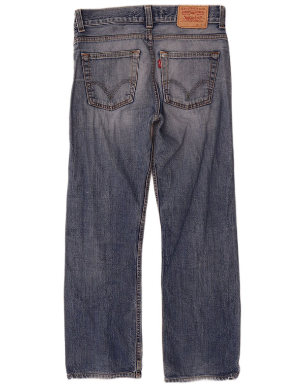 Levi's Mens 506 Distressed Standard Fit Straight Jeans W31 L29 Blue Cotton