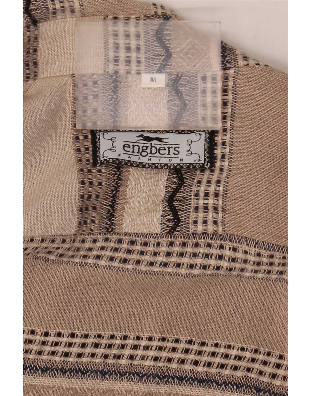 Engbers Herrenhemd Mittelbeige gestreift