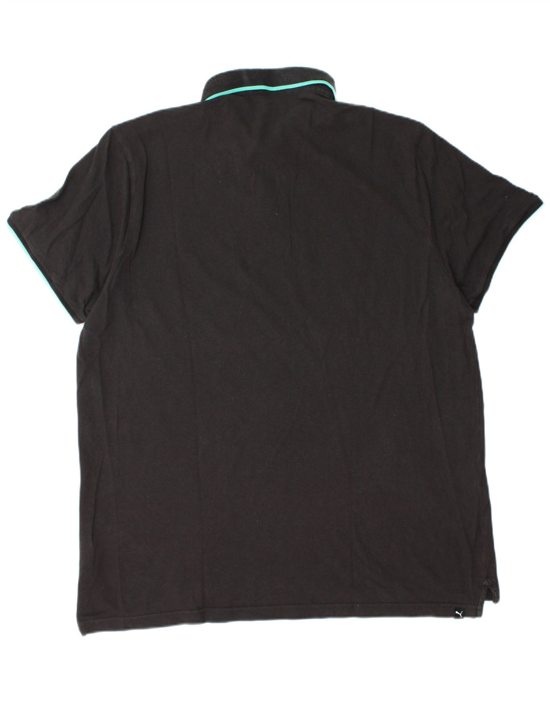 PUMA Mens Polo Shirt 2XL Black Cotton