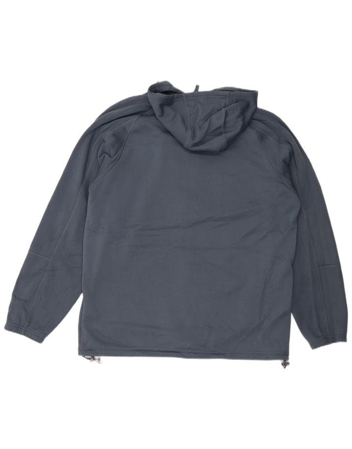 MOUNTAIN WAREHOUSE Herren-Kapuzenpullover mit Reißverschluss, 2XL, Blau, Polyester