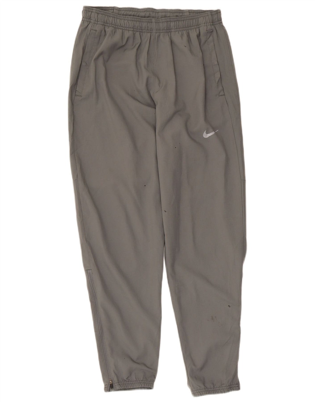 Pantaloni da tuta Nike Dri Fit da uomo, pantaloni da jogging, piccoli, in poliestere grigio