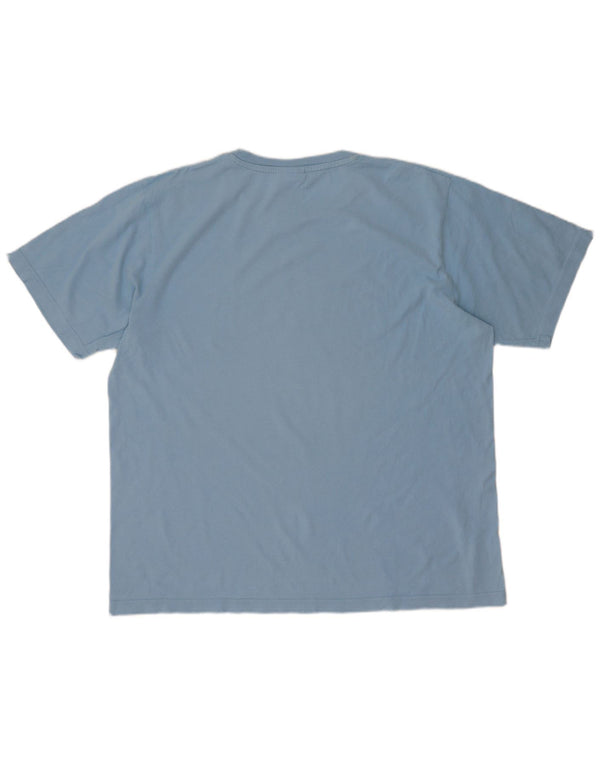 Nike Mens Graphic T-Shirt Top UK 46/48 XL Blue Cotton