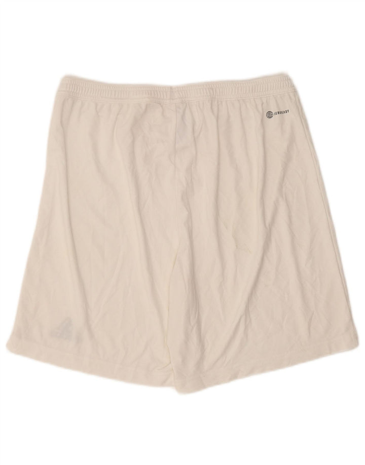 Adidas Mens Aeroready Sport Shorts XL White Polyester