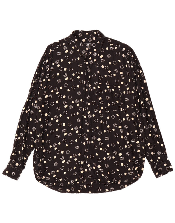 Ανδρικό πουκάμισο VINTAGE XL Μαύρο Floral