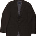 PIERRE CARDIN Mens 2 Button Blazer Jacket IT 48 Medium Black Polyester Vintage Pierre Cardin and Second-Hand Pierre Cardin from Messina Hembry 