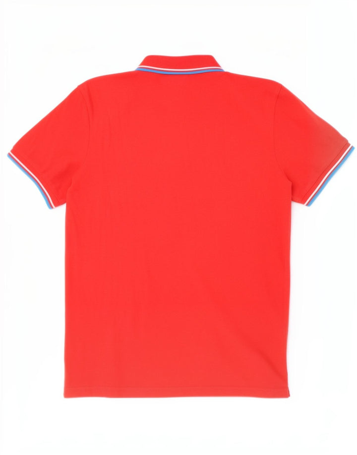 Diadora Mens Polo Shirt Large Red Cotton