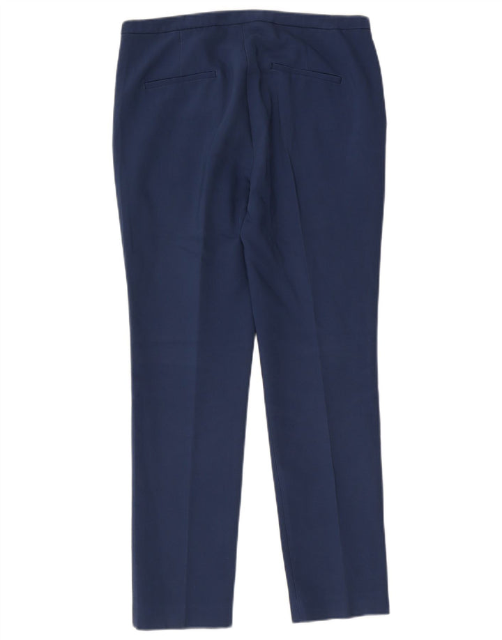 Zara Womens Slim Chino Trousers Large W30 L27 Blue