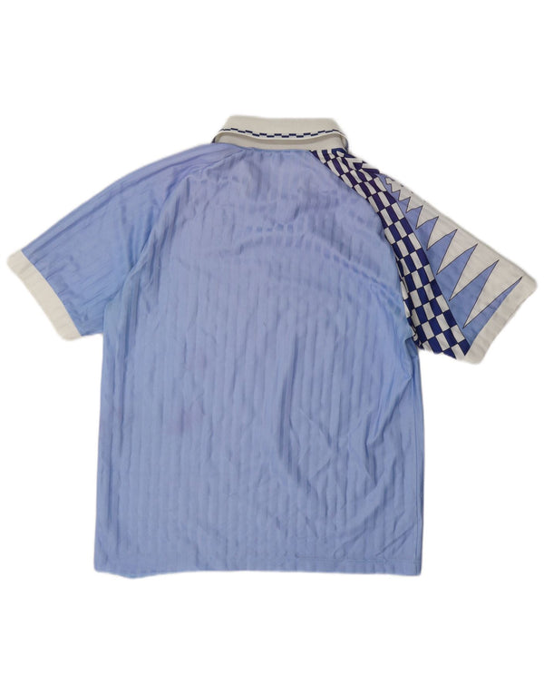 Ennerre Mens Uruguay 1992-93 kućni nogometni dres srednje plavi geometrijski