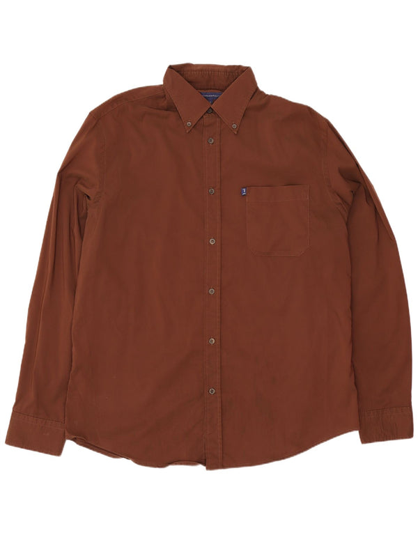 Trussardi férfi ing XL barna pamut