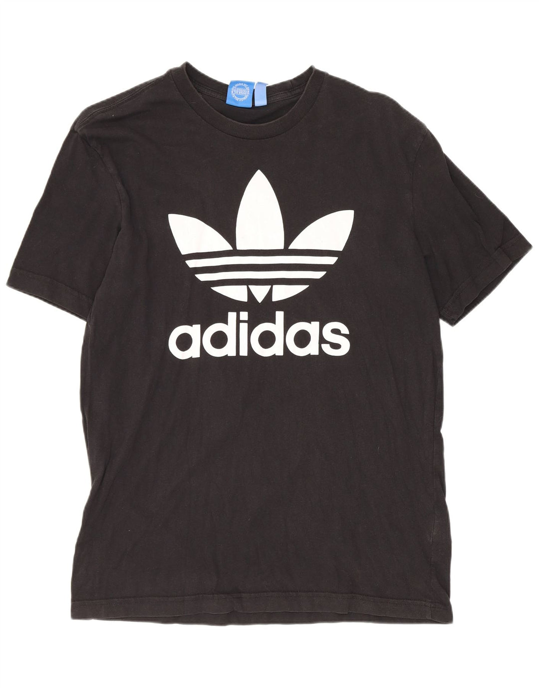 Adidas Herre grafisk T-shirt Top Medium Sort Bomuld