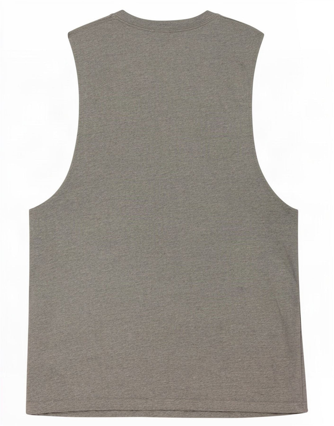 Canotta grafica da uomo Nike in cotone chiazzato grigio medio