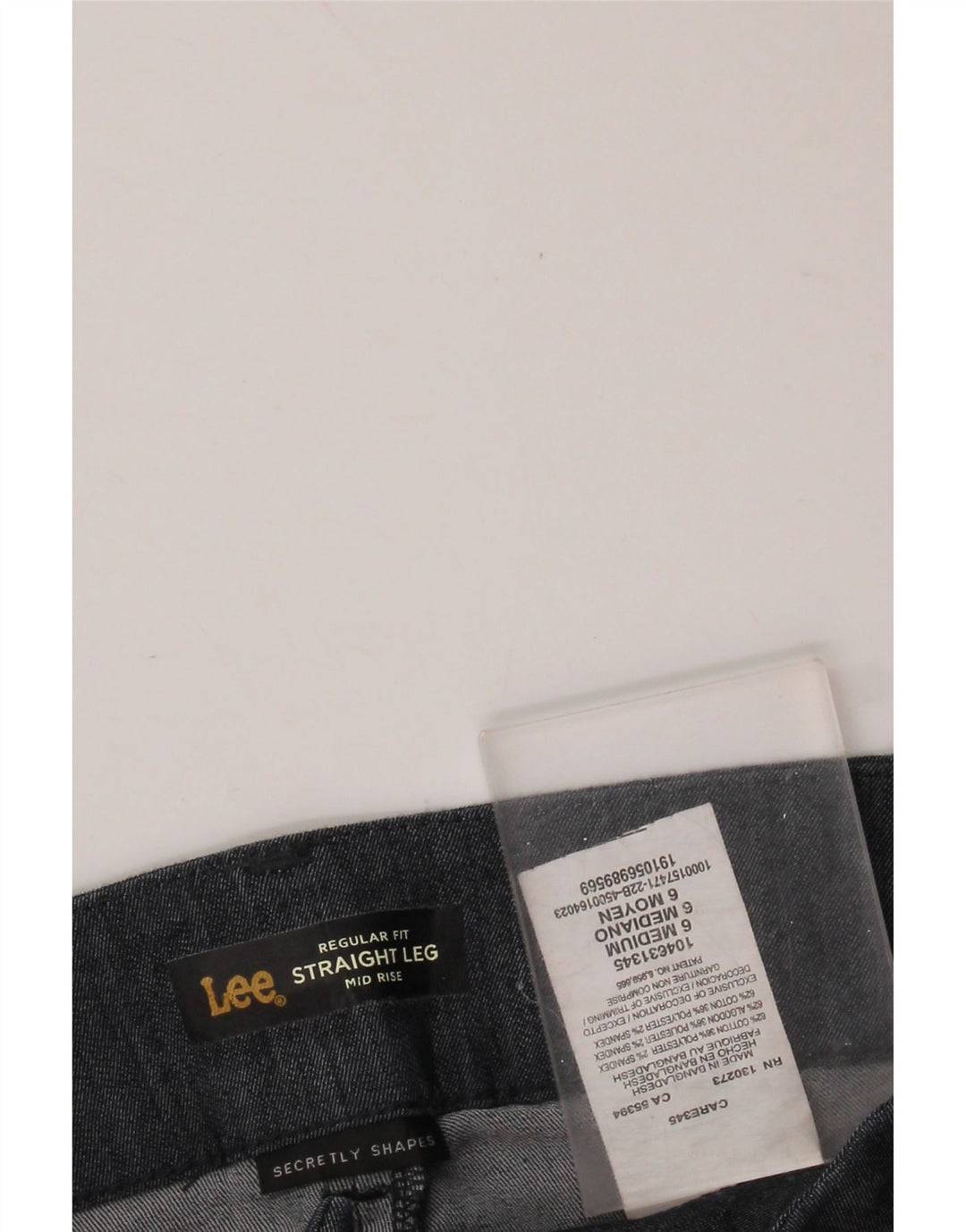 LEE Womens Regular Fit Casual Trousers US 6 Medium W28 L31 Navy Blue