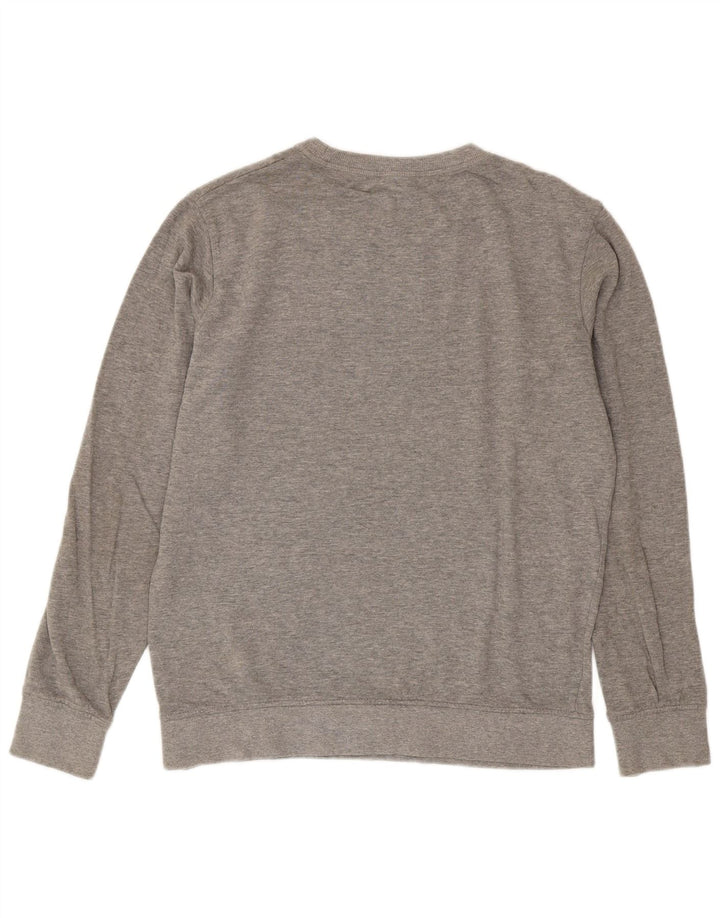 Jack & Jones Sweatshirt til mænd Medium Grå Flecked Bomuld