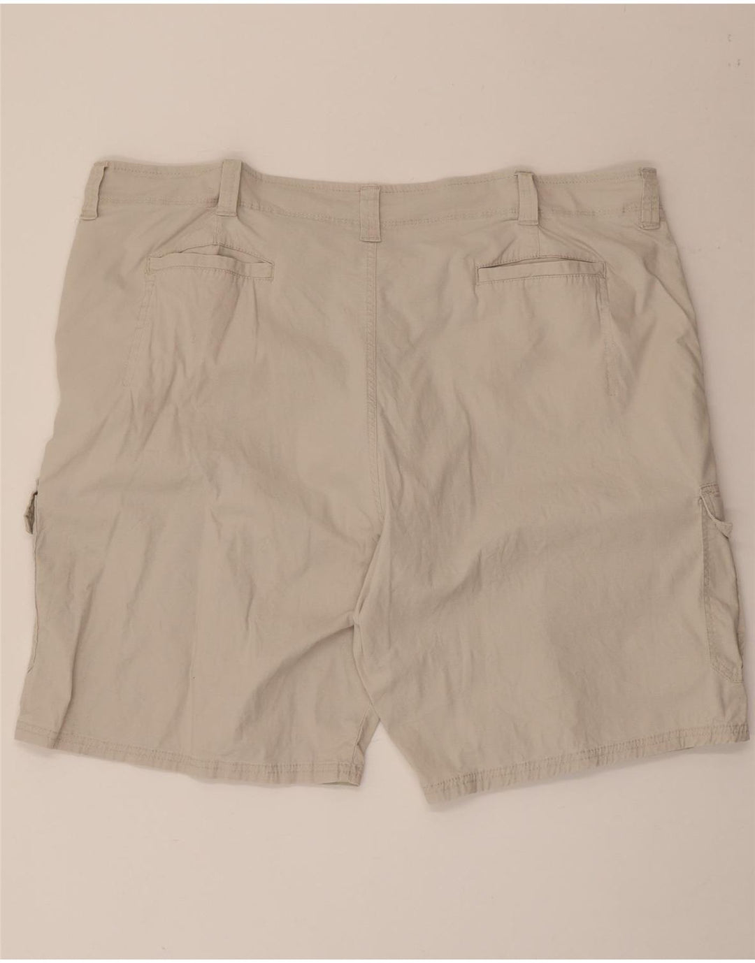 WRANGLER Mens Cargo Shorts W44 2XL Beige Cotton