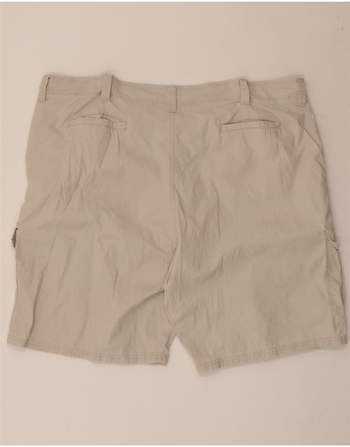 WRANGLER Mens Cargo Shorts W44 2XL Beige Cotton