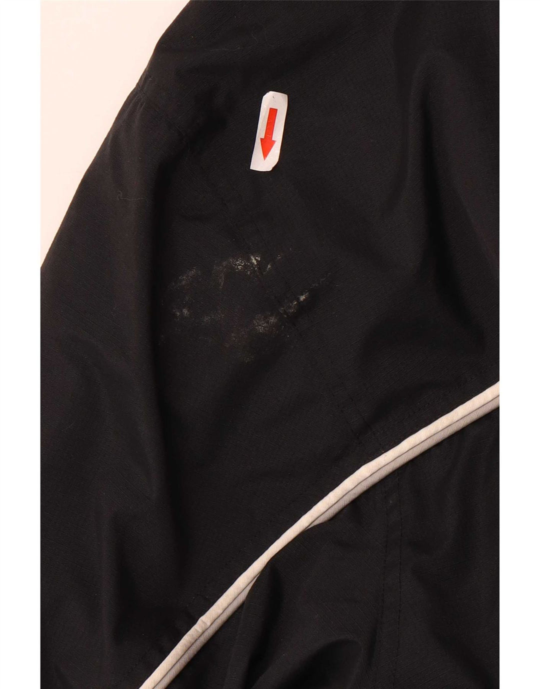 Nike Mens Graphic Hooded Windbreaker Jacket UK 42/44 Large Black Polyester