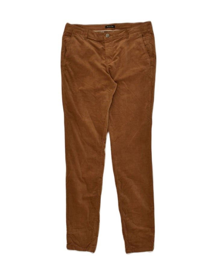 MASSIMO DUTTI Womens Skinny Casual Trousers US 6 Medium W30 L29 Brown | Vintage Massimo Dutti | Thrift | Second-Hand Massimo Dutti | Used Clothing | Messina Hembry 