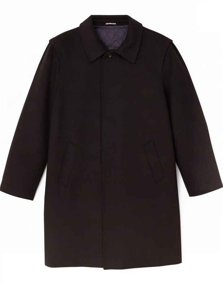 Abrigo vintage para hombre IT 52 XL Lana negra