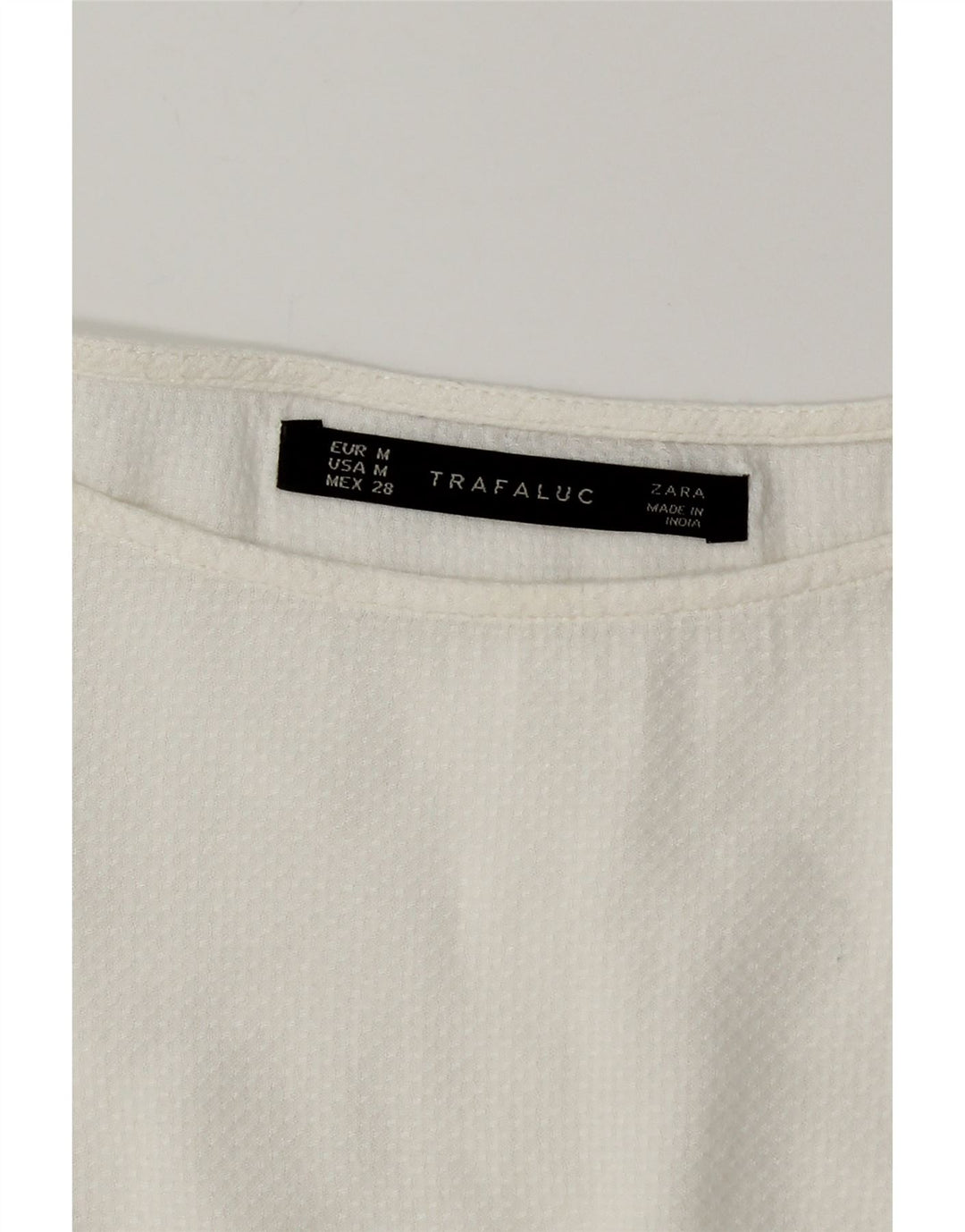 Zara Womens Oversized Blouse Top UK 14 Medium White Polyester