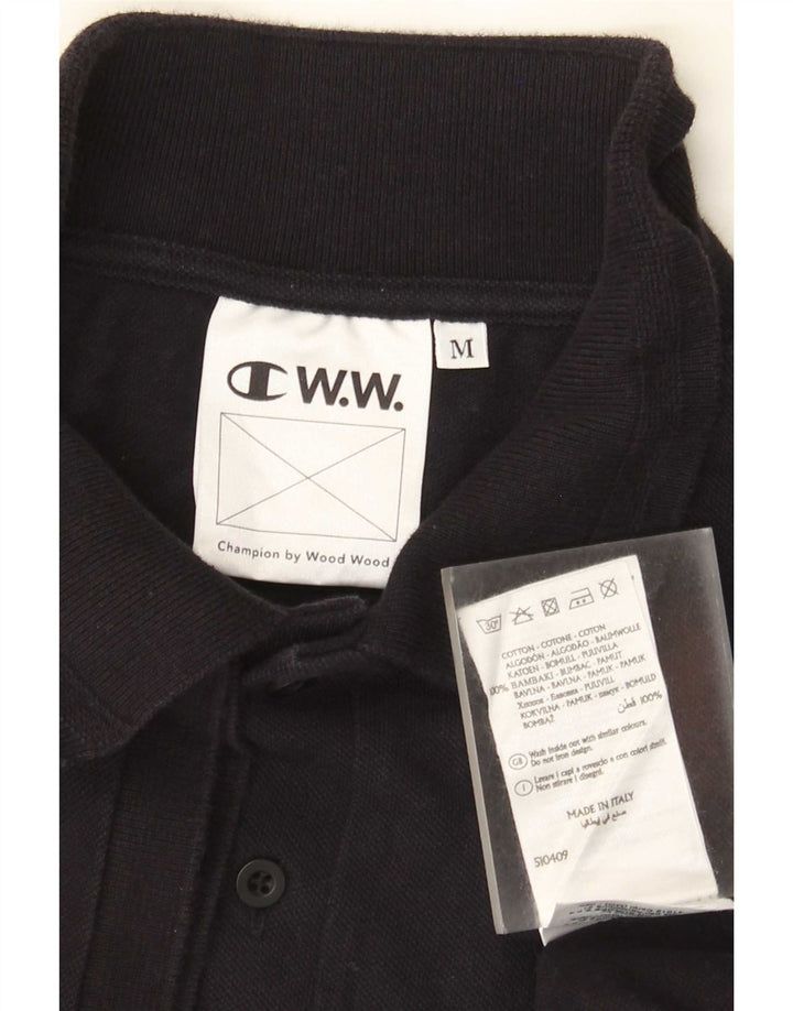 Champion Mens Polo Shirt Medium Navy Blue Cotton