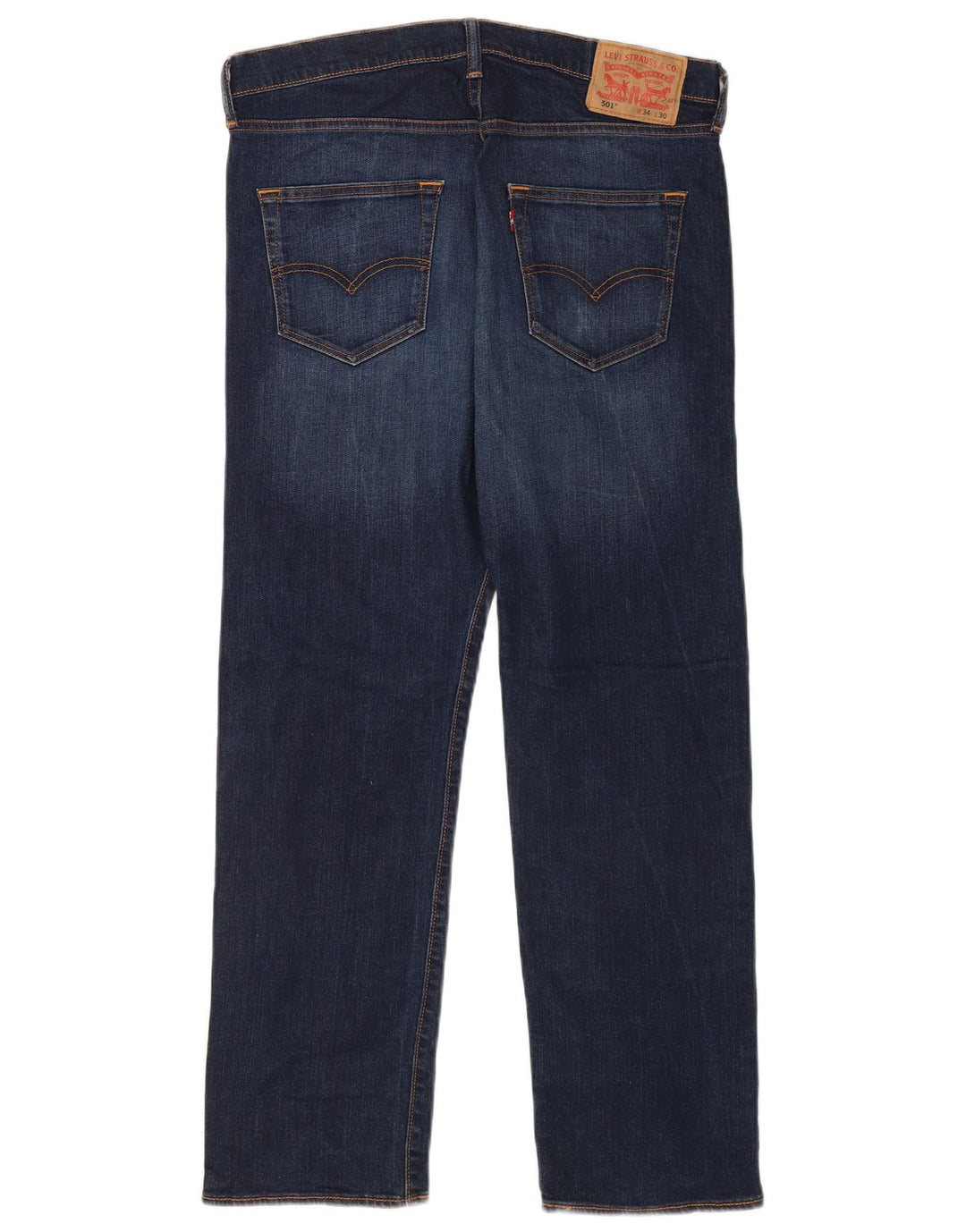 Levi's Uomo 501 Jeans dritti W34 L30 Blu Navy