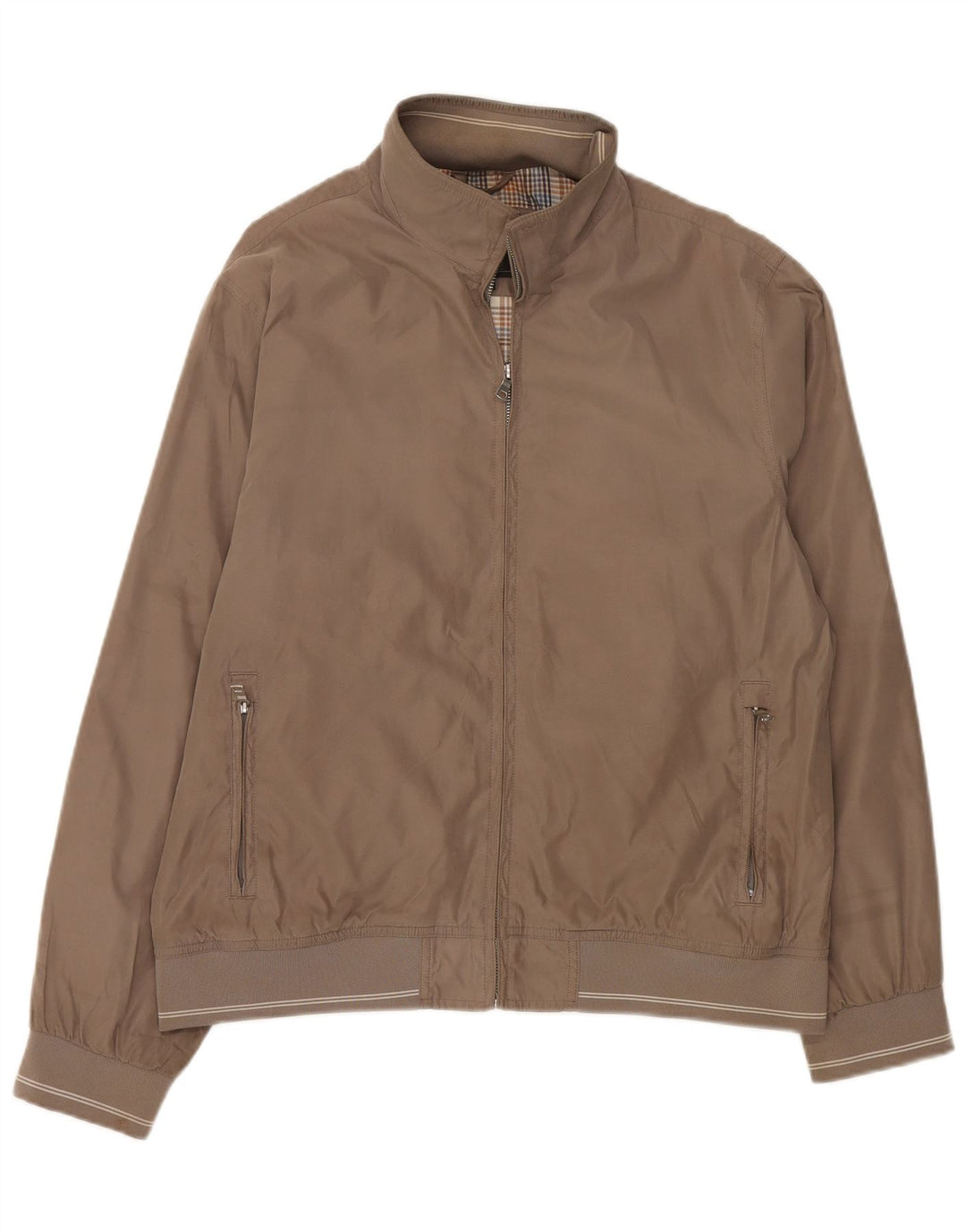 Giubbotto bomber da uomo Marks & Spencer UK 40 Large Marrone Poliestere