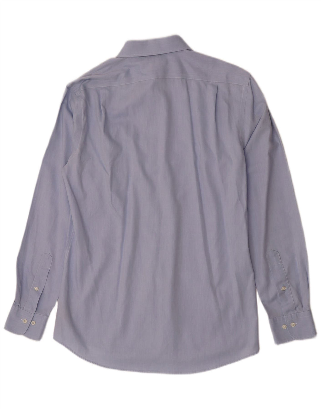Ralph Lauren Mens Fitted Shirt Size 15 1/2 39 Medium Blue Cotton