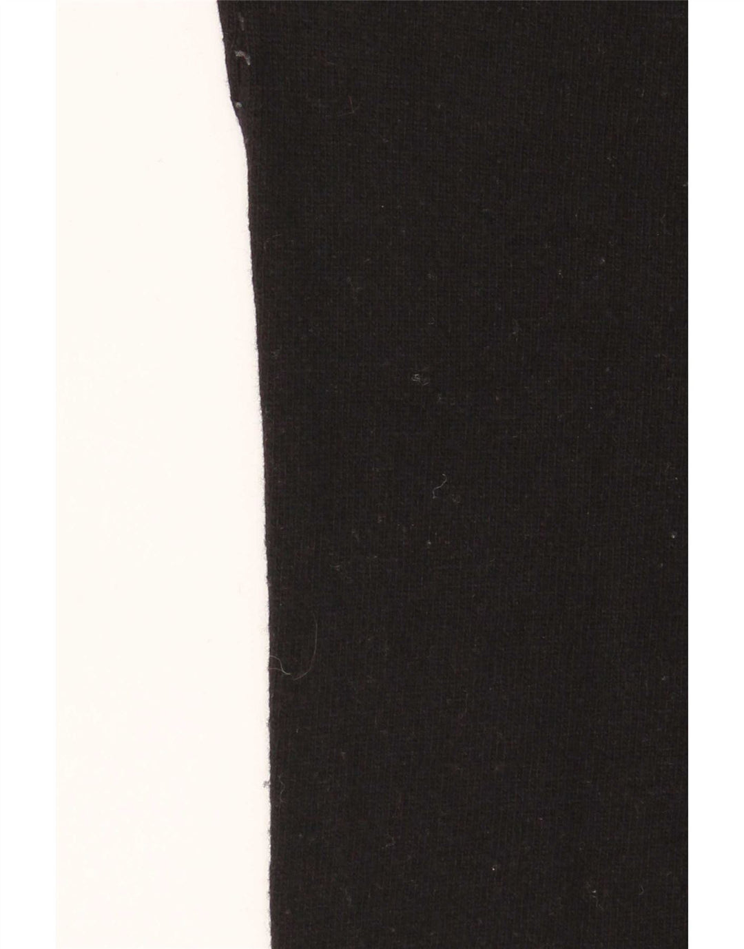 Benetton Womens Roll Neck Jumper Sweater UK 10 Small Black Wool