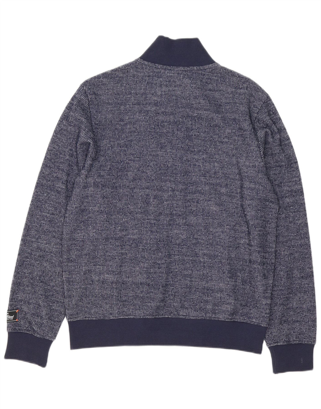 Sun68 Herre cardigan sweater Medium marineblå polyester