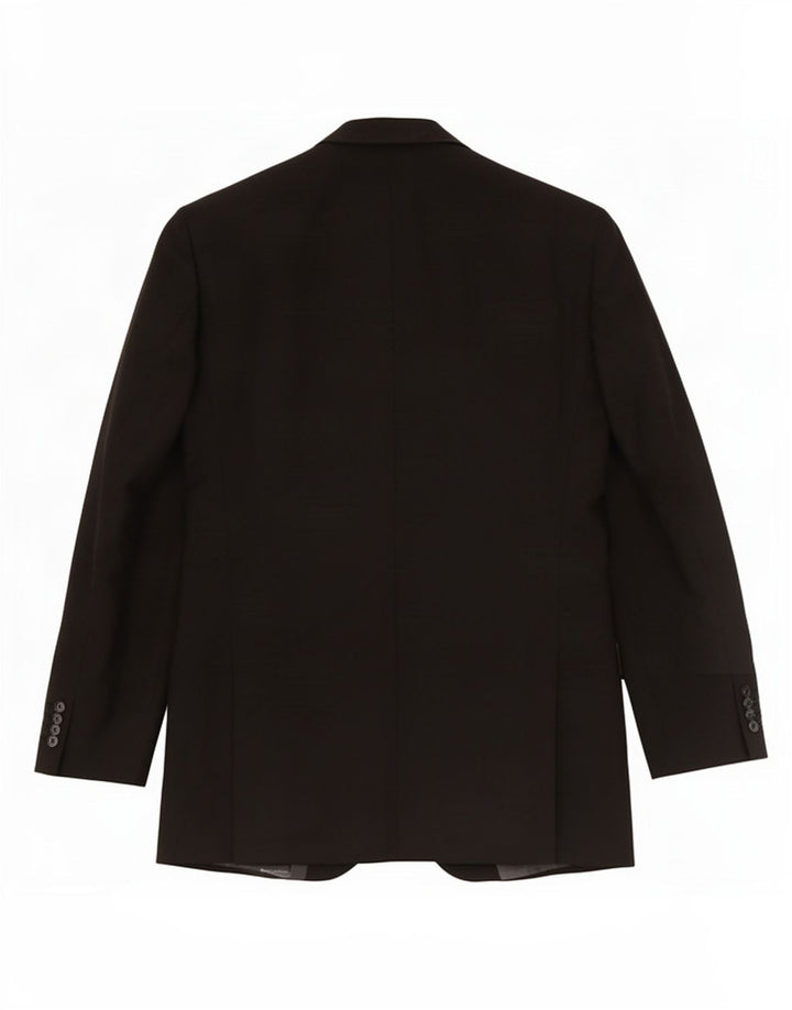 Marks & Spencer Herren-Blazer, lang, mit 3 Knöpfen, Gr. 40, mittelschwarz