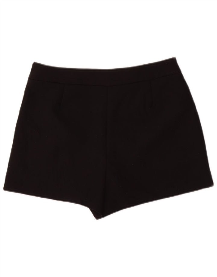 Zara Casual Shorts til kvinder Medium W28 Sort polyester