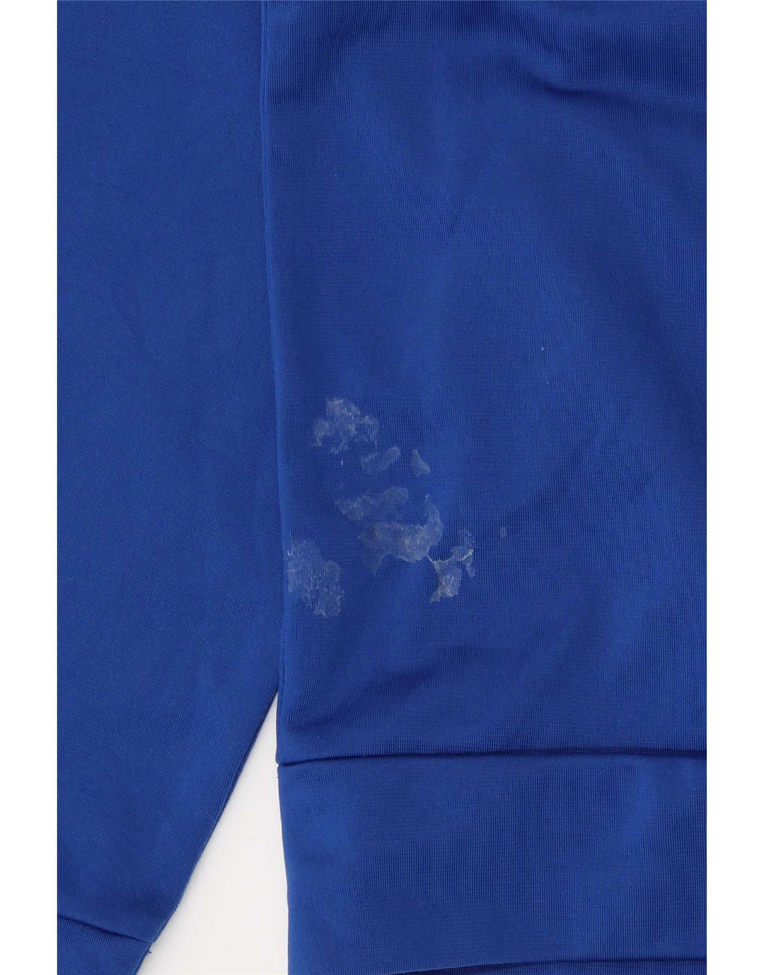 Adidas Boys Tracksuit Top Jacket 5-6 Years Blue Colourblock Polyester