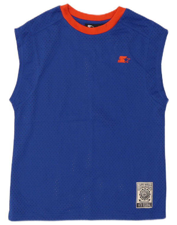 Canotta da ragazzo Starter 14-15 anni XL Blu in poliestere