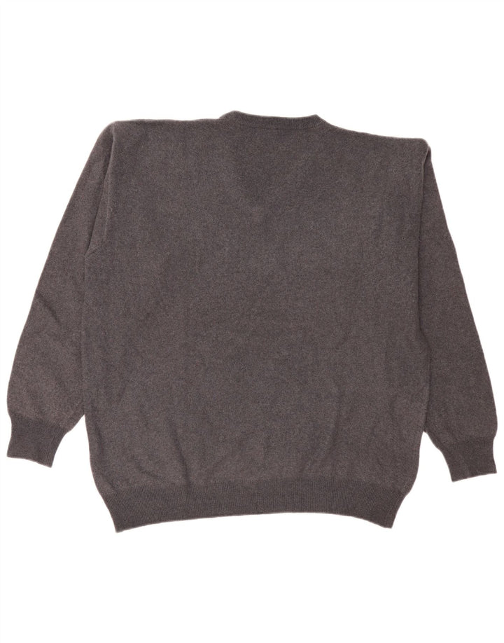 Kappa Herre V-hals sweater Stor grå uld