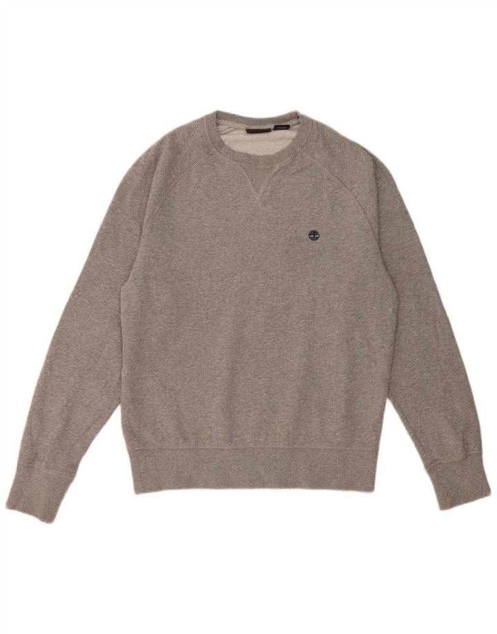 Timberland Herre Sweatshirt Jumper Medium Grå Bomuld