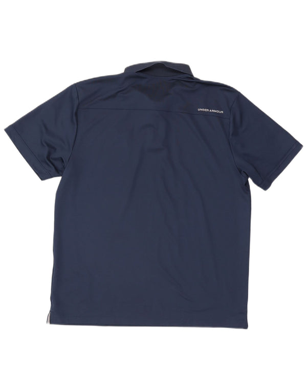 Polo Under Armour da uomo Heat Gear Large Blu Navy
