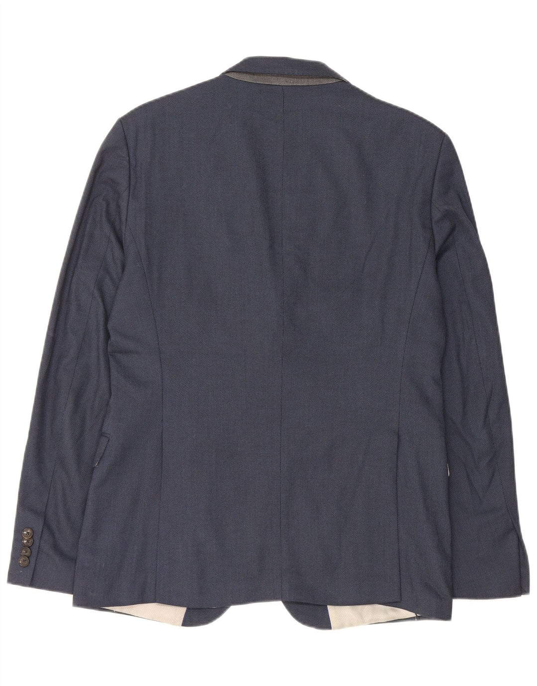 Zara Chaqueta tipo blazer de 2 botones para hombre EU 50 Azul marino mediano