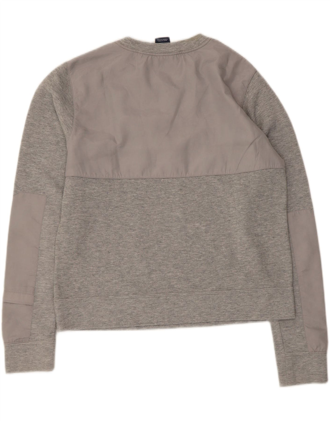 Nike Dame Sweatshirt Jumper UK 14 Medium Grey Bomuld
