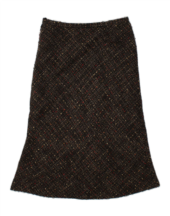 VIYELLA Womens Petite Maxi Skirt W33 Large Black Flecked Vintage Viyella and Second-Hand Viyella from Messina Hembry 